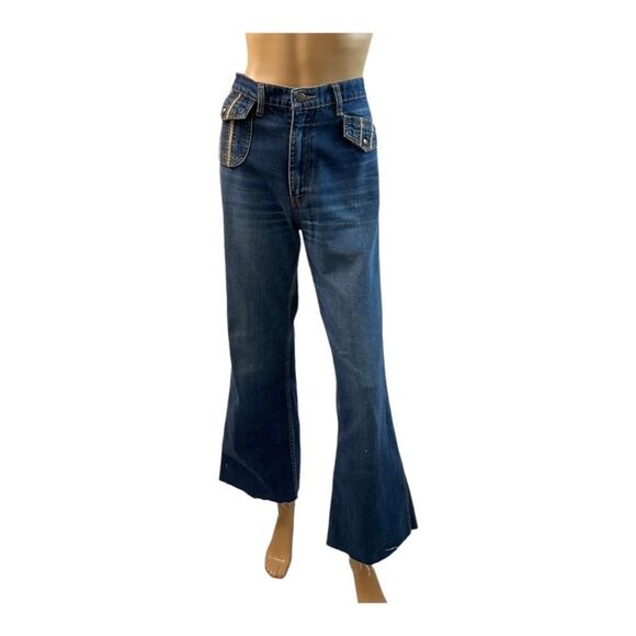 oslo the masterpiece Denim - Oslo The Masterpiece Women’s Blue Vintage Denim Jeans Bootcamps Size 32.